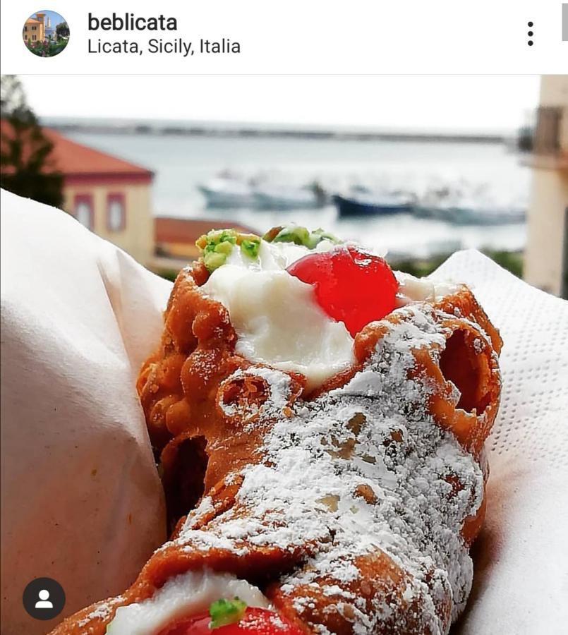 La Casa Del Puparo Villa Licata Bagian luar foto